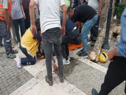 Aga� dal� keserken yere d��t� 1 yaral�