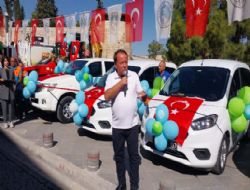 Ba�kan Orhan'dan ara� filosu tan�t�m�