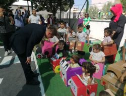 Mut'ta K�z�lay Anaokulu Trafik Parkur Oyun Alan� A��l��� yap�ld�