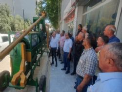 Mersin B�y�k�ehir Belediyesinden Mut'a tohum eleme makinesi