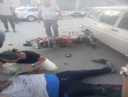 Yine motosiklet kazas� 1 yaral�