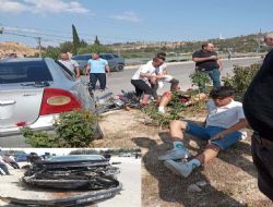 Mut'ta 2 trafik kazas� 4 yaral�