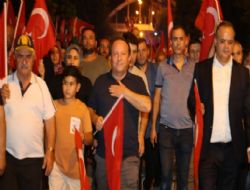 Mut'ta 15 Temmuz anma y�r�y��� d�zenlendi